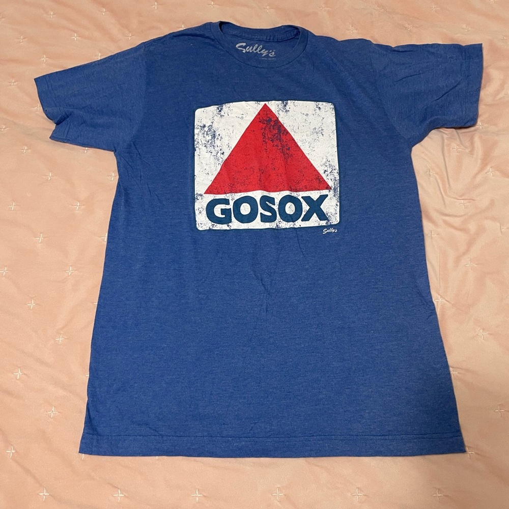 SULLY’S TEES GOSOX BLUE T-SHIRT (SIZE: ADULT M